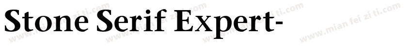 Stone Serif Expert字体转换